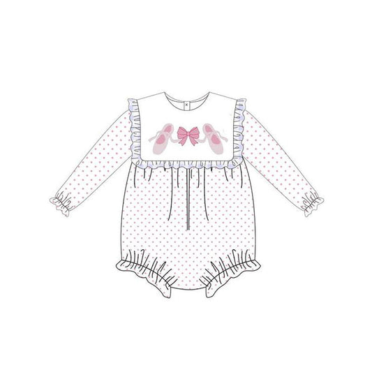 5.29LR2259 dance shoes pink long-sleeved toddler clothes