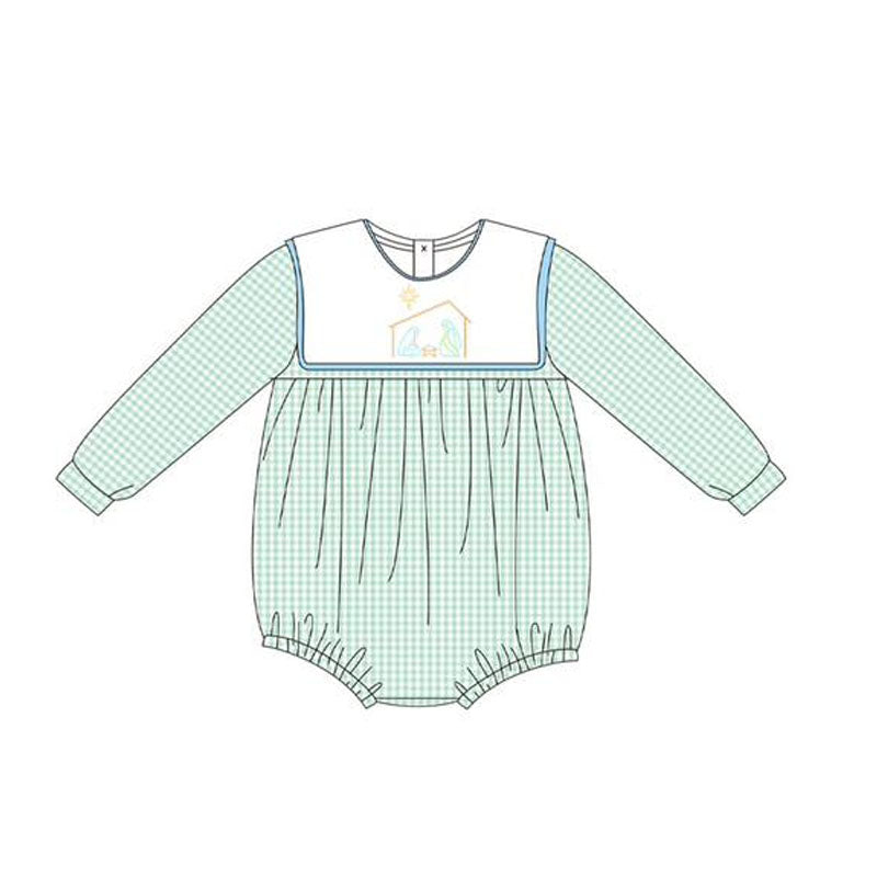 5.29LR2265 House plaid long-sleeved toddler clothes