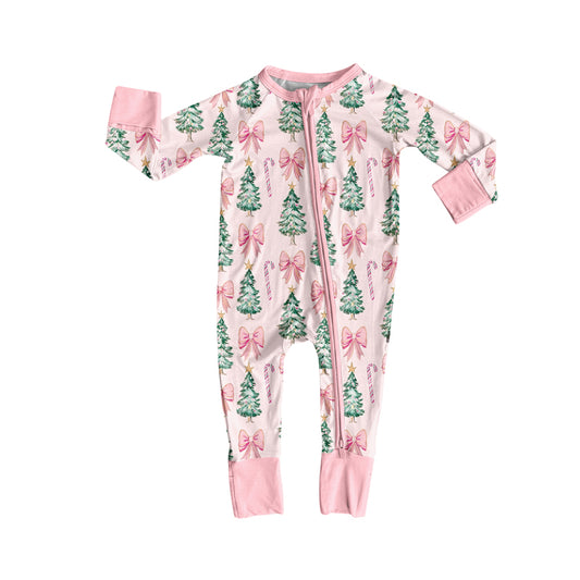 6.2LR2283 Bow Christmas Tree Long Sleeve Toddler Clothes