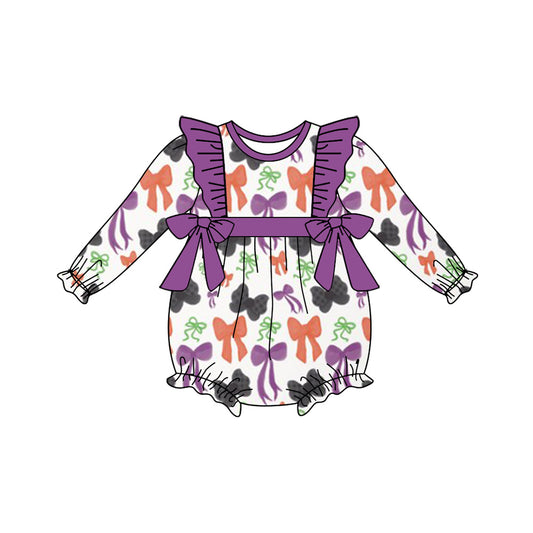 6.5LR2285 Colorful bow long-sleeved toddler clothes