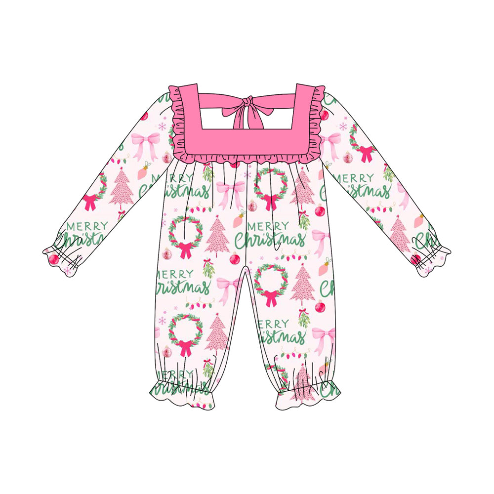 6.7LR2297 Christmas long-sleeved jumpsuit