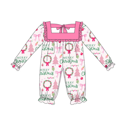 6.7LR2297 Christmas long-sleeved jumpsuit