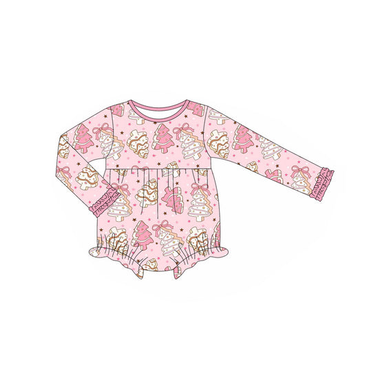 6.7LR230 Christmas tree long sleeve toddler clothes