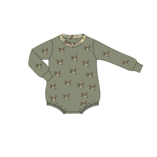 6.10LR2302 duck brown long-sleeved toddler clothes