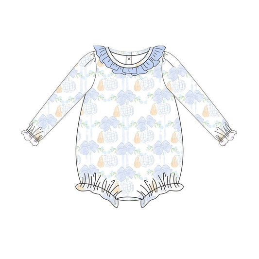 6.13LR2312 Pumpkin Long Sleeve Toddler Clothes