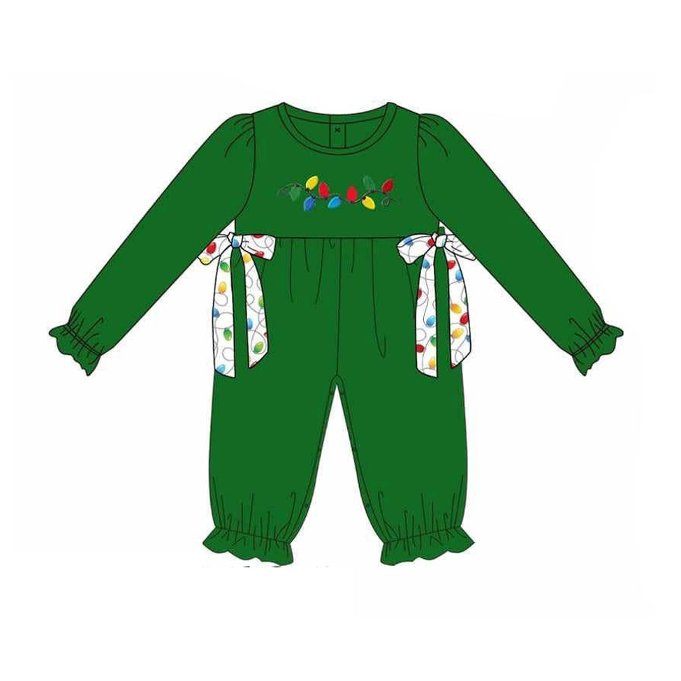 6.13LR2314 Colorful green long-sleeved toddler clothes