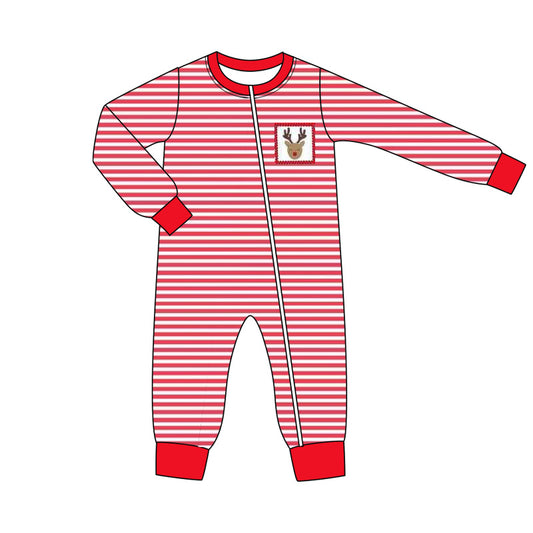 6.14LR2330 Striped Elk Boys Long Sleeve Toddler Clothes