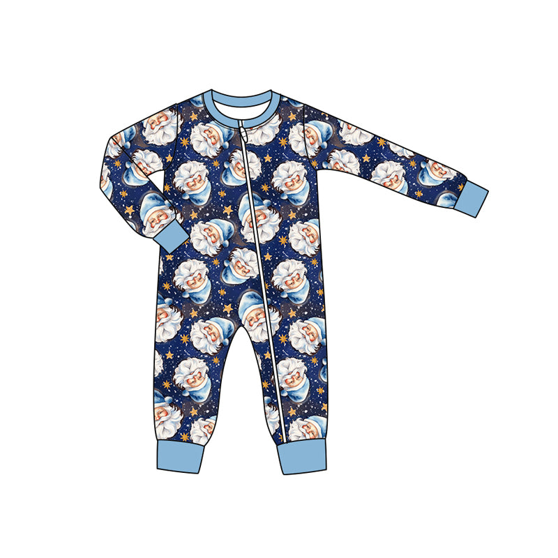 6.18LR2347 Santa Claus blue toddler clothes