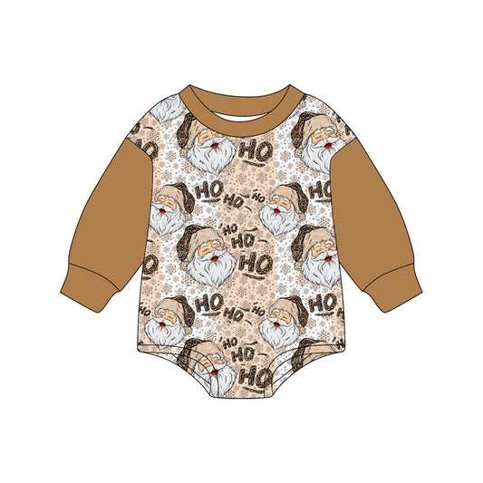 7.5LR2375 Santa Claus long-sleeved toddler clothes