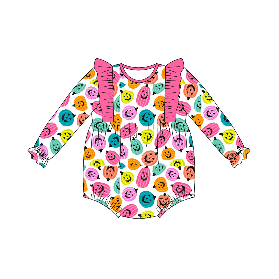 7.7LR2407 Halloween sales long sleeve lace toddler clothes