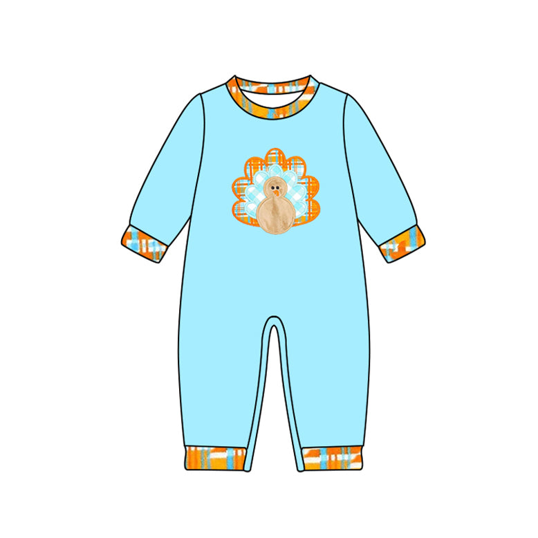 7.29LR2450 Turkey Blue Toddler Clothes