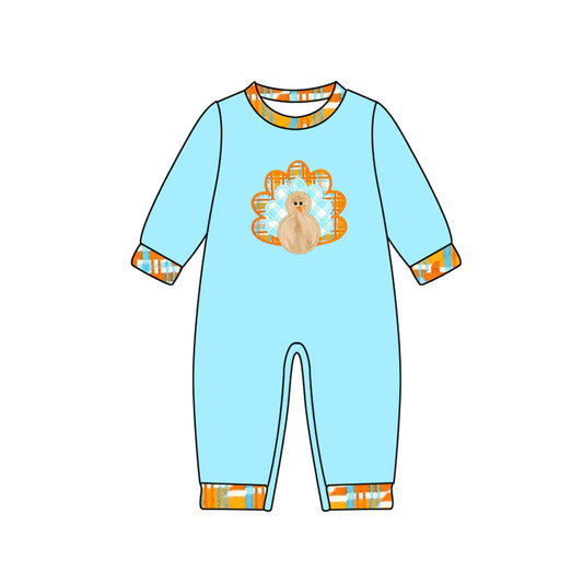 7.29LR2450 Turkey Blue Toddler Clothes
