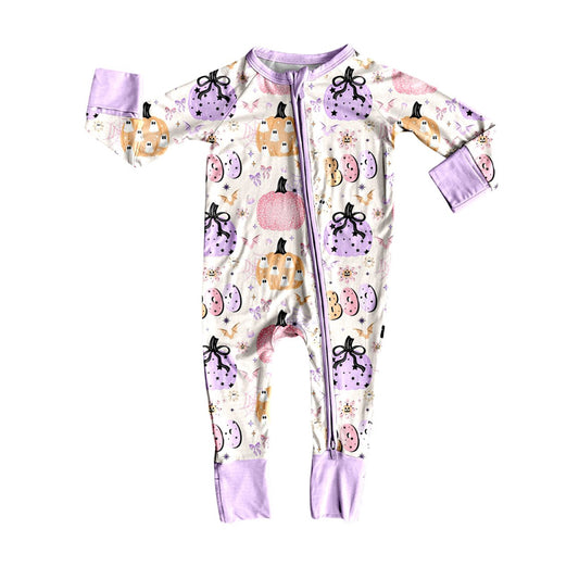 7.28LR2474 Pumpkin Purple Baby Toddler Clothes