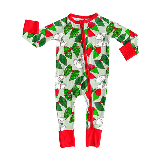 7.29LR2485grinch bow toddler clothes