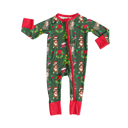 7.29LR2487 Puppy Christmas Toddler Clothes