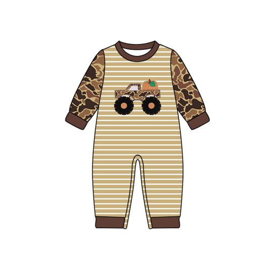 7.28LR2491 camouflage pumpkin toddler clothes