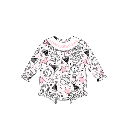 7.28LR2493 Star New Year Baby Toddler Clothes