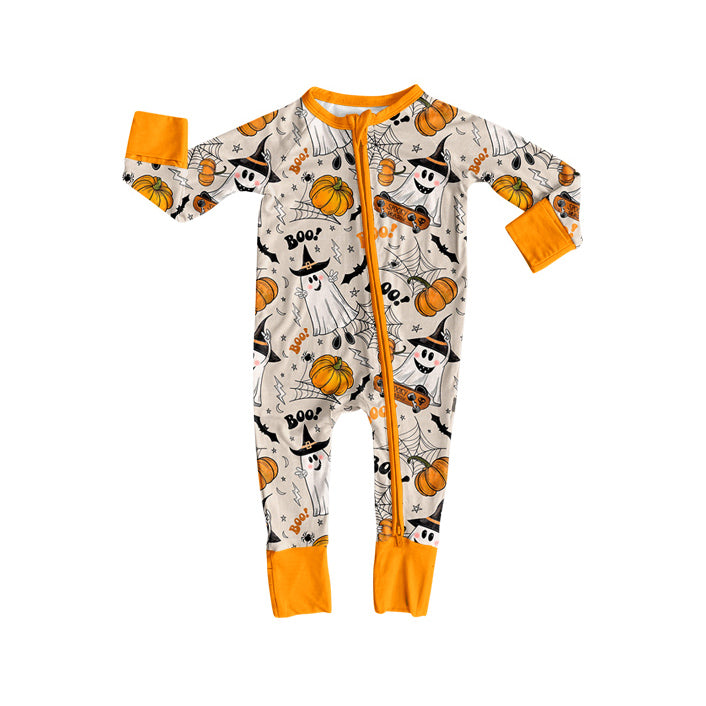 7.26 LR2494 Halloween Pumpkin Toddler Clothes