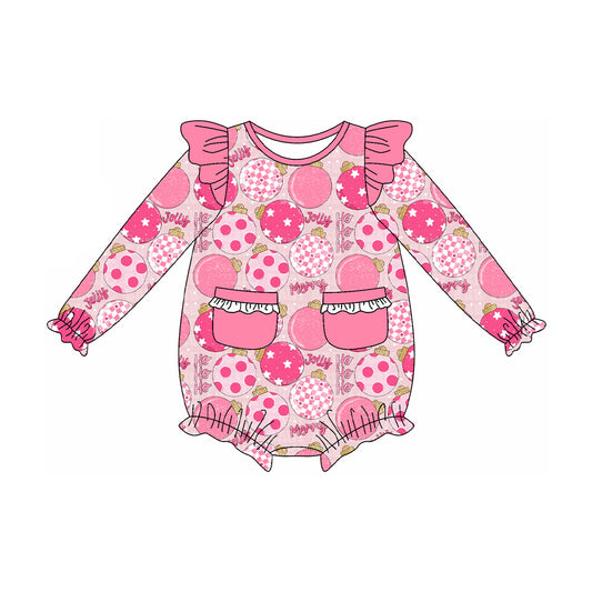 X821 LR2500 Pink Girls Long Sleeve Toddler Clothes