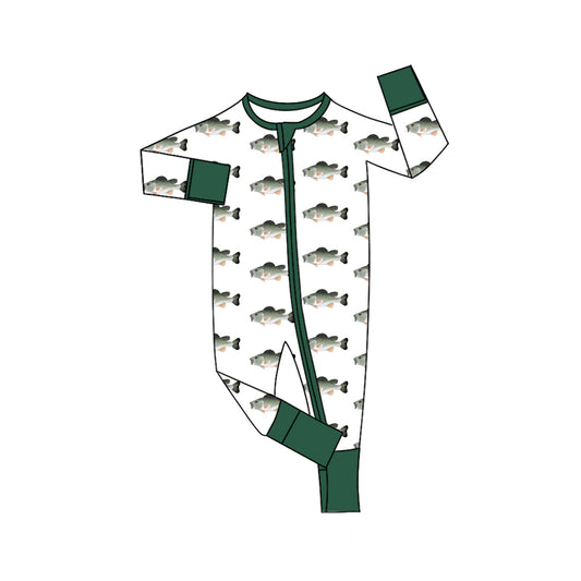 8.11LR2531 Fish Zipper Baby Toddler Clothes