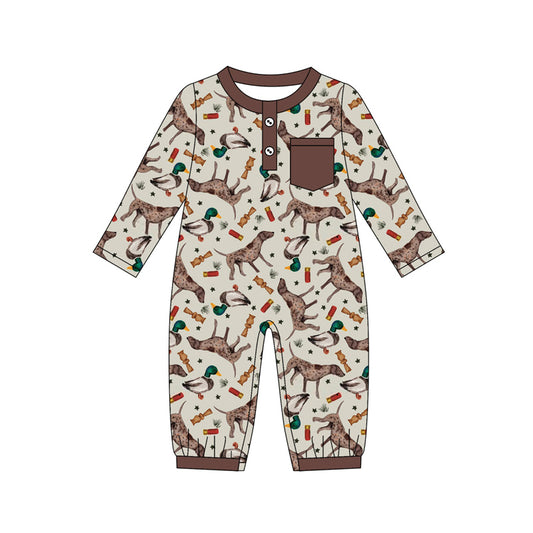 X819 LR2576 Puppy Cartoon Long Sleeve Toddler Clothes