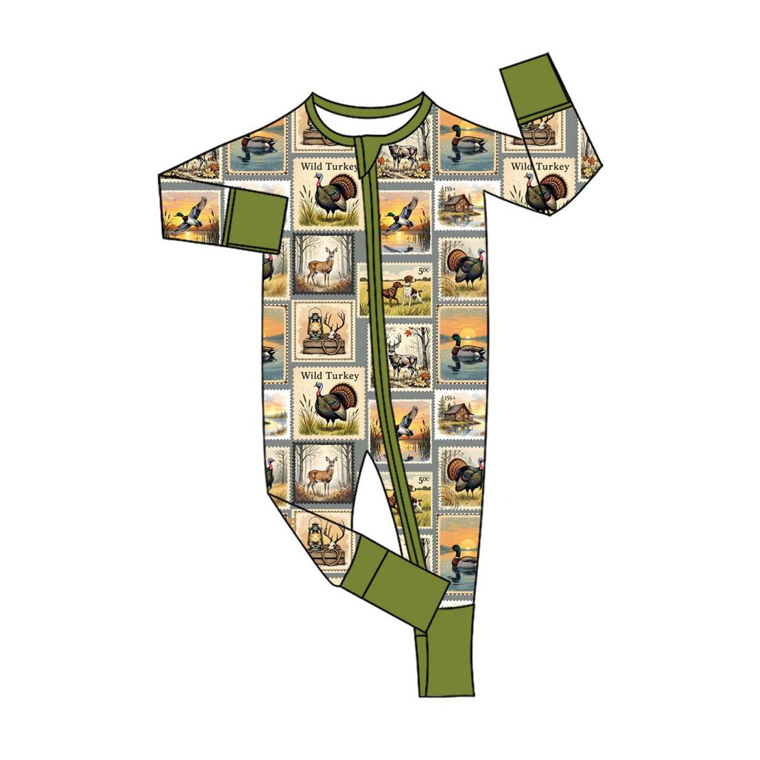 X820 LR2583 Turkey Long Sleeve Toddler Clothes