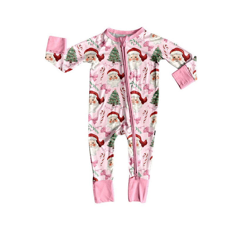 X913 LR2597 Santa Claus Pink Toddler Clothes