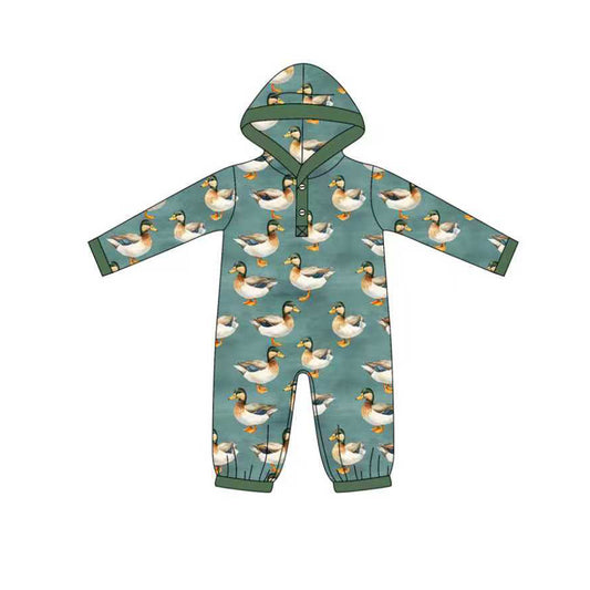 X911 LR2618 Duck Hooded Long-Sleeved Toddler Clothes