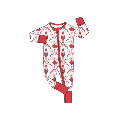 X906 LR2633 Christmas Girls Zippered Toddler Clothes