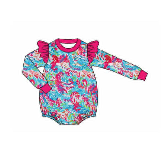 X910 LR2646 Rose Red Floral Toddler Clothes