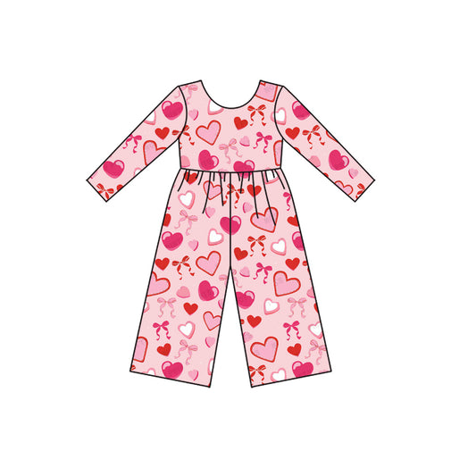 X925 LR2712 Heart Long-Sleeved Bodysuit