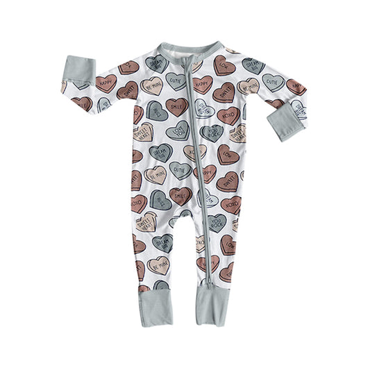 X930 LR2722 Heart-shaped gray toddler uniform