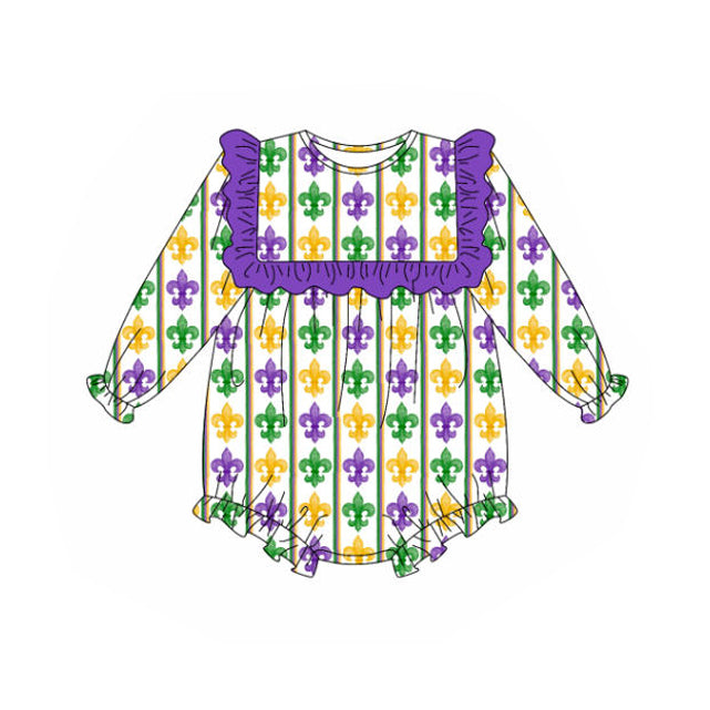 X927 LR2737 Carnival Long-Sleeved Romper