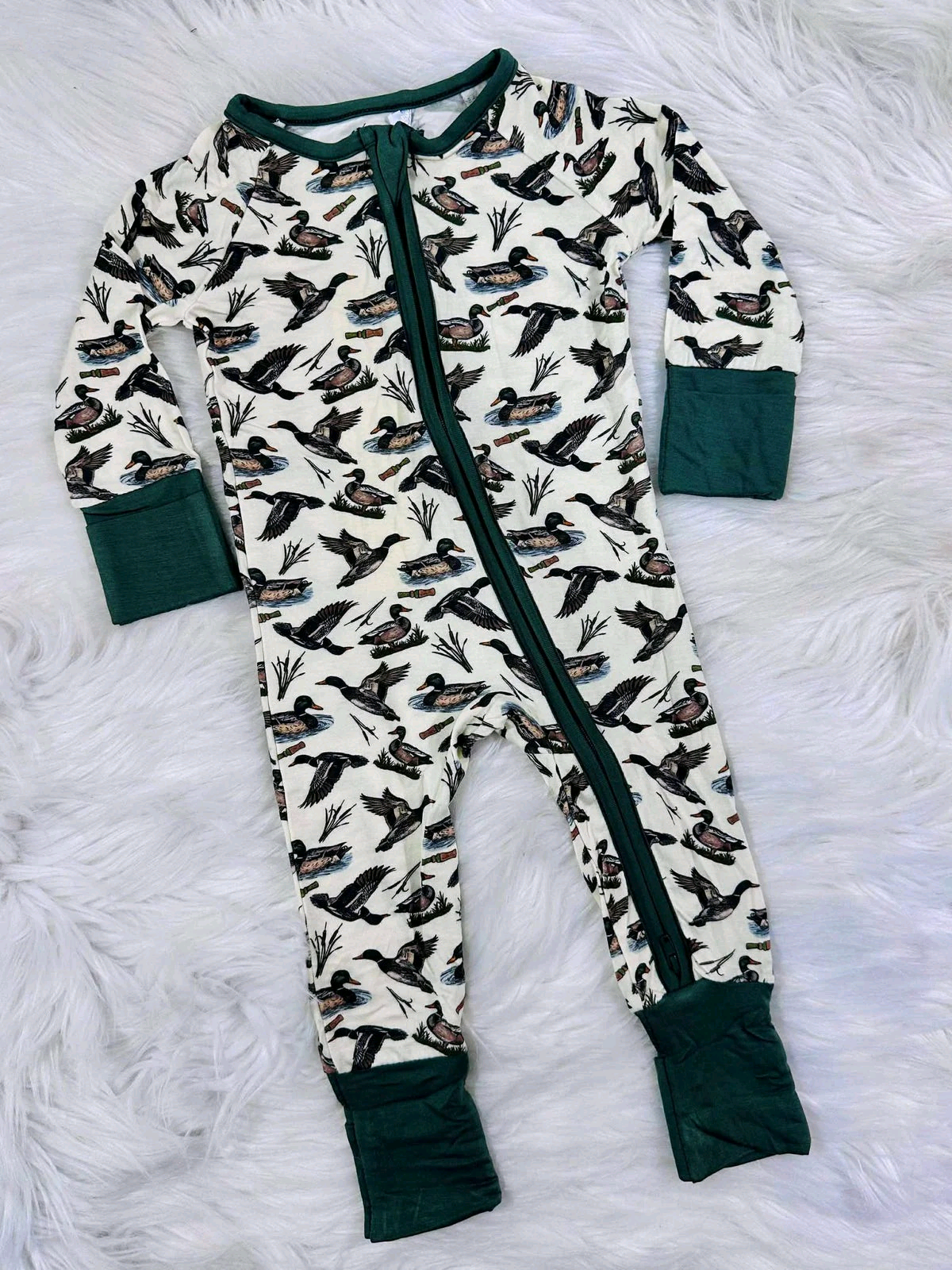X918 LR2744 Duck Green Bodysuit