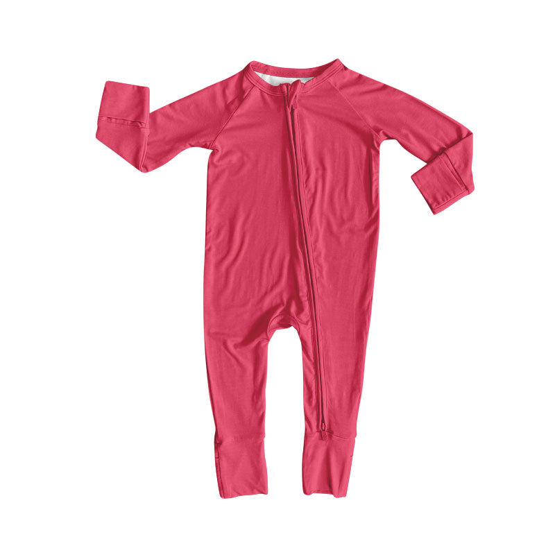 X10.18 LR2780 Rose Red Long-Sleeved Toddler Clothes