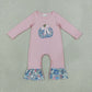 NEW RTS NO MOQ milk silk LR3021 Embroidery Baby Girls Bow Flowers Pumpkin Fall Ruffle Pant Rompers