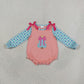 NEW RTS NO MOQ milk silk LR3164 Embroidery Bow Trees Baby Girls Polka Dots Christmas Ruffle Rompers