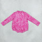 NEW RTS NO MOQ milk silk LR3224 Baby Girls Pink Leavers Camo Long Sleeve Choker Rompers
