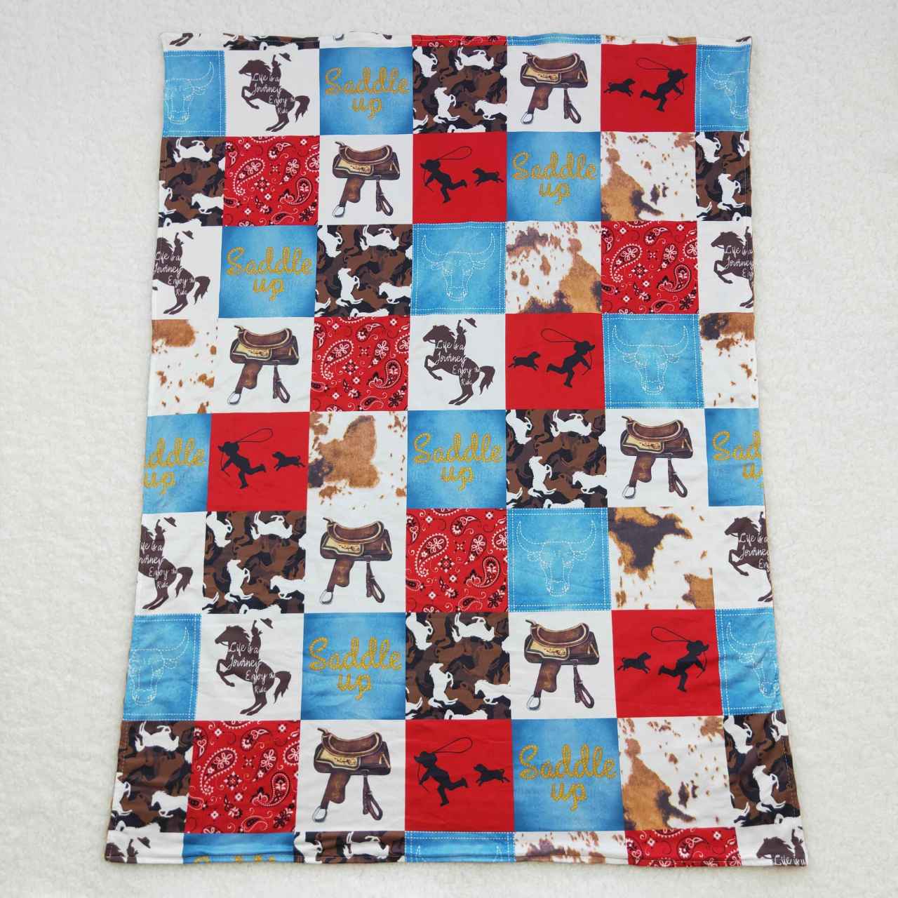 BL0055 baby newborn minky blanket west kids bed linings