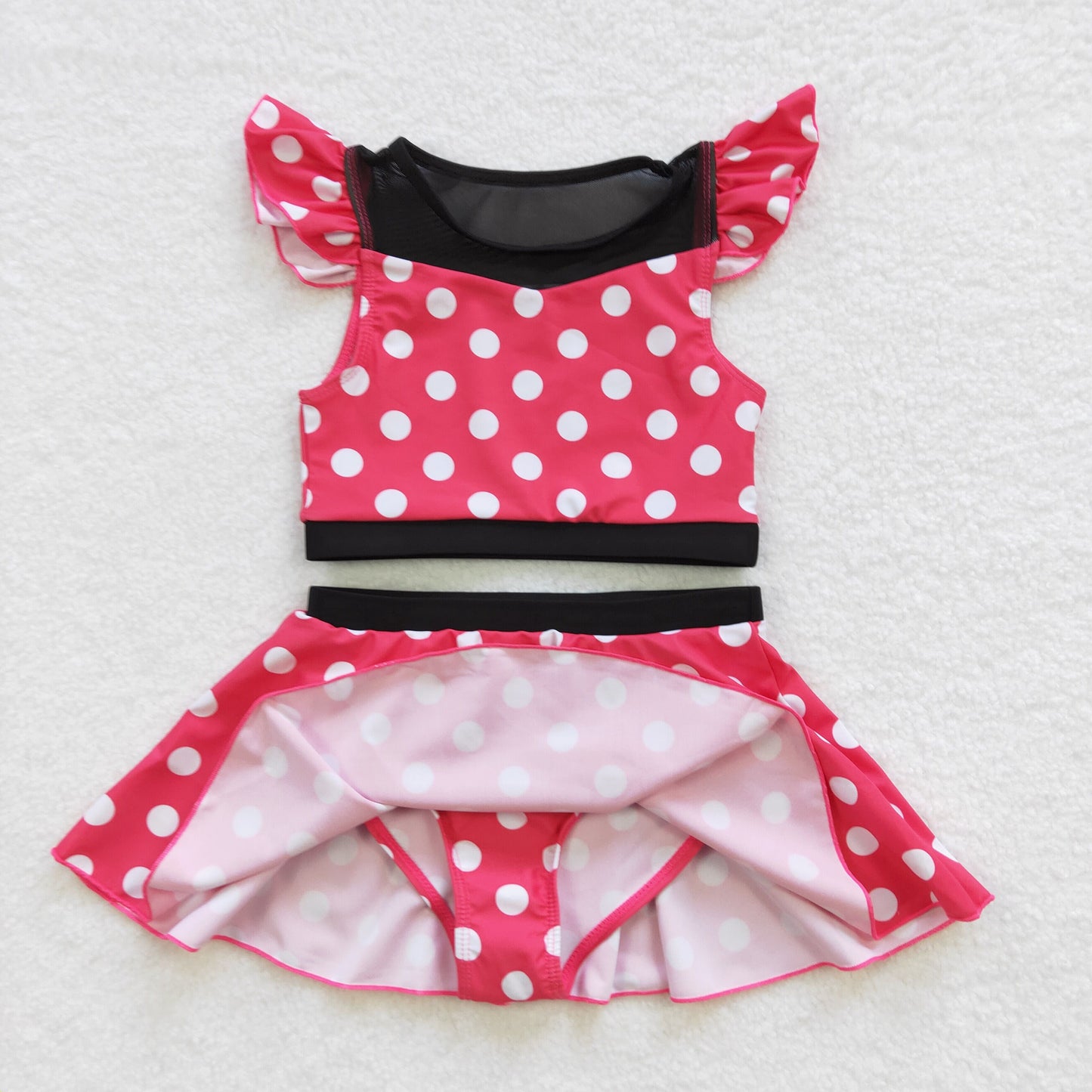 Princess dress girls swimsuit kids bathing suit