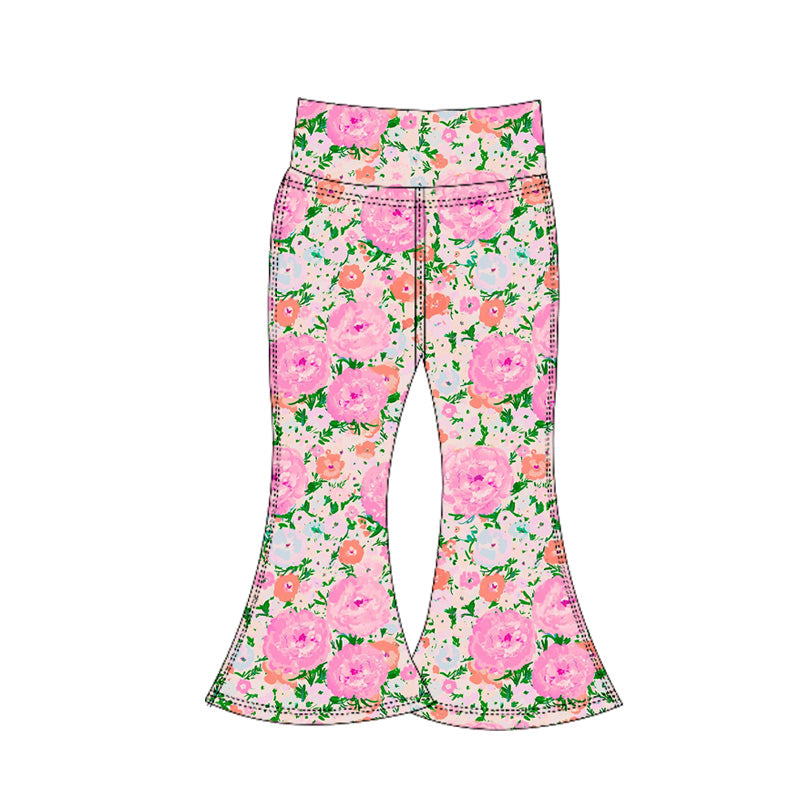 6.6P0769 Flower Yoga Pants