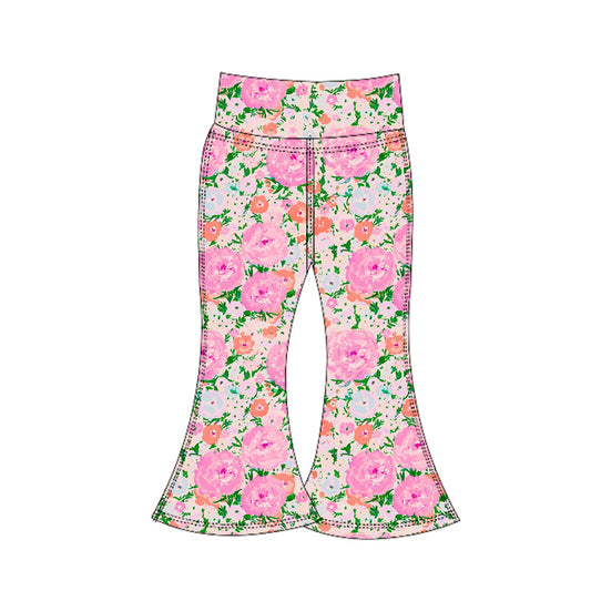 6.6P0769 Flower Yoga Pants