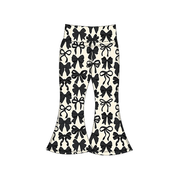 6.7PO775 Black Bow Yoga Pants