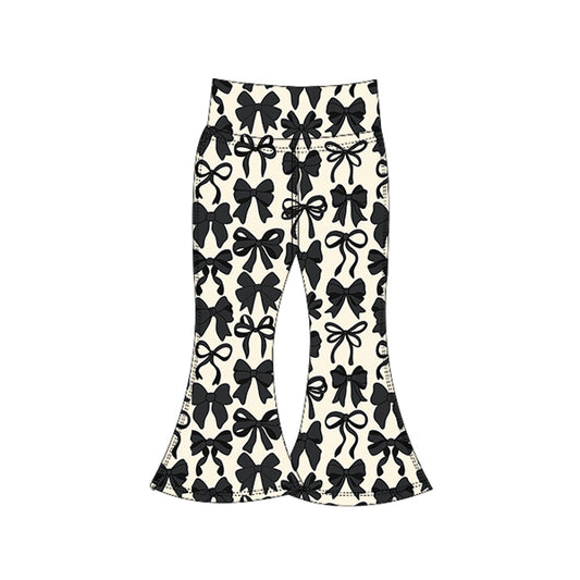 6.7PO775 Black Bow Yoga Pants