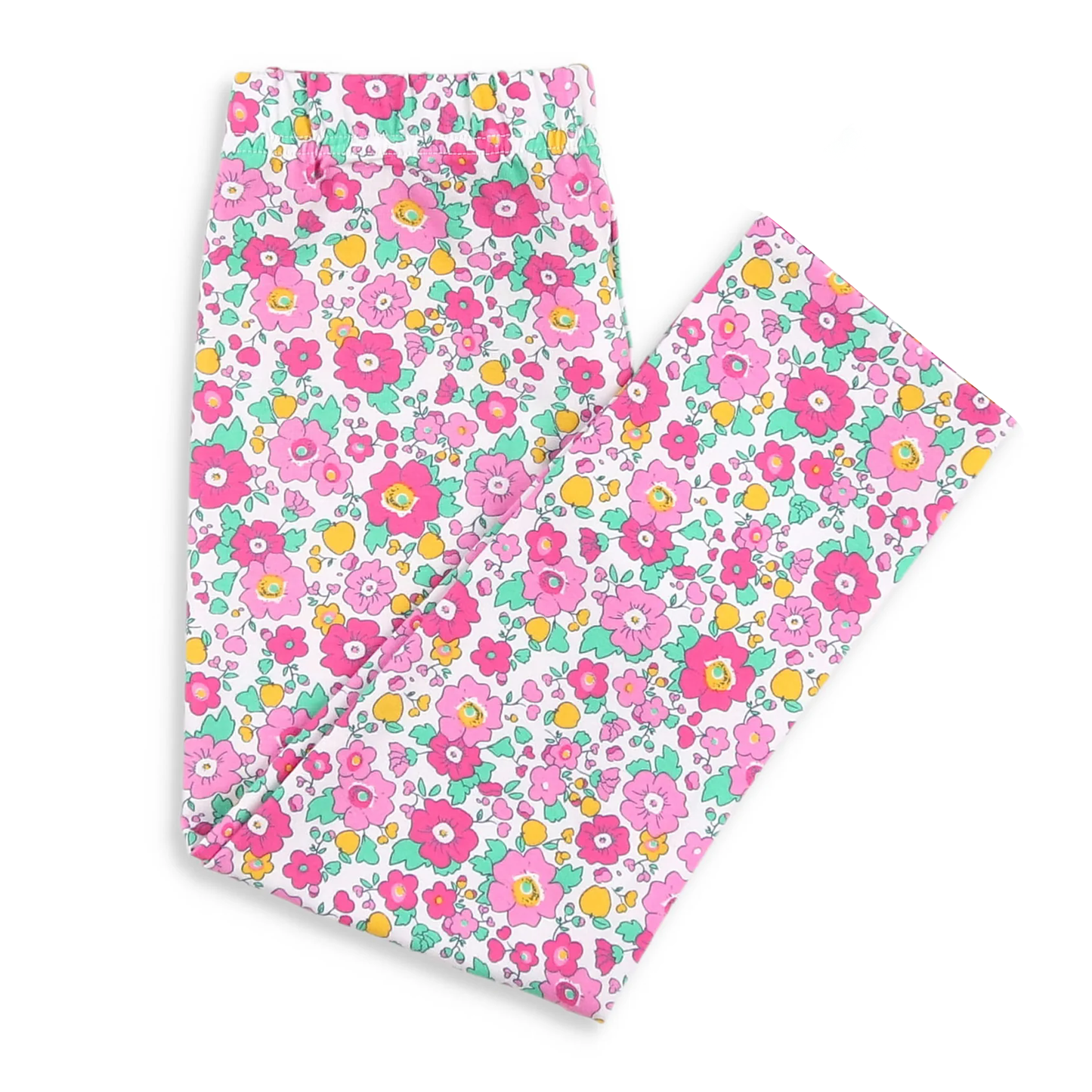 X924 P0870 Floral Elasticated Pants