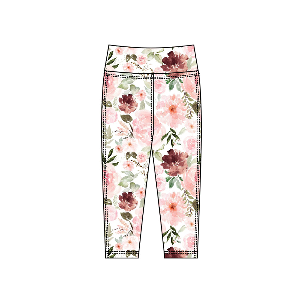 X10.18 P0915 floral yoga pants