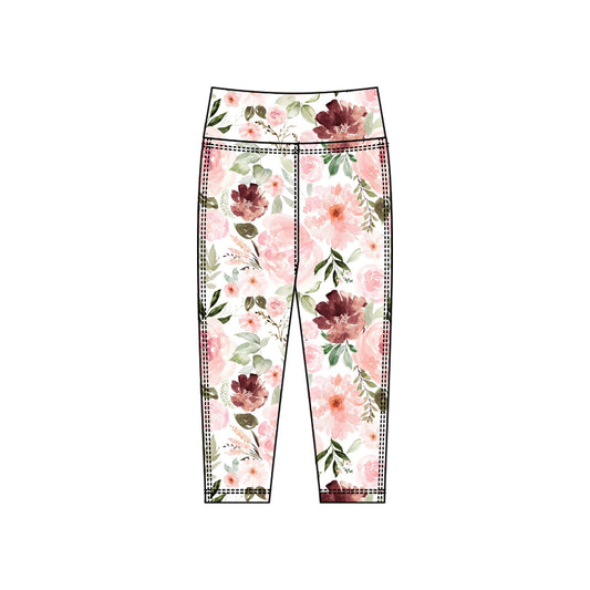 X10.18 P0915 floral yoga pants