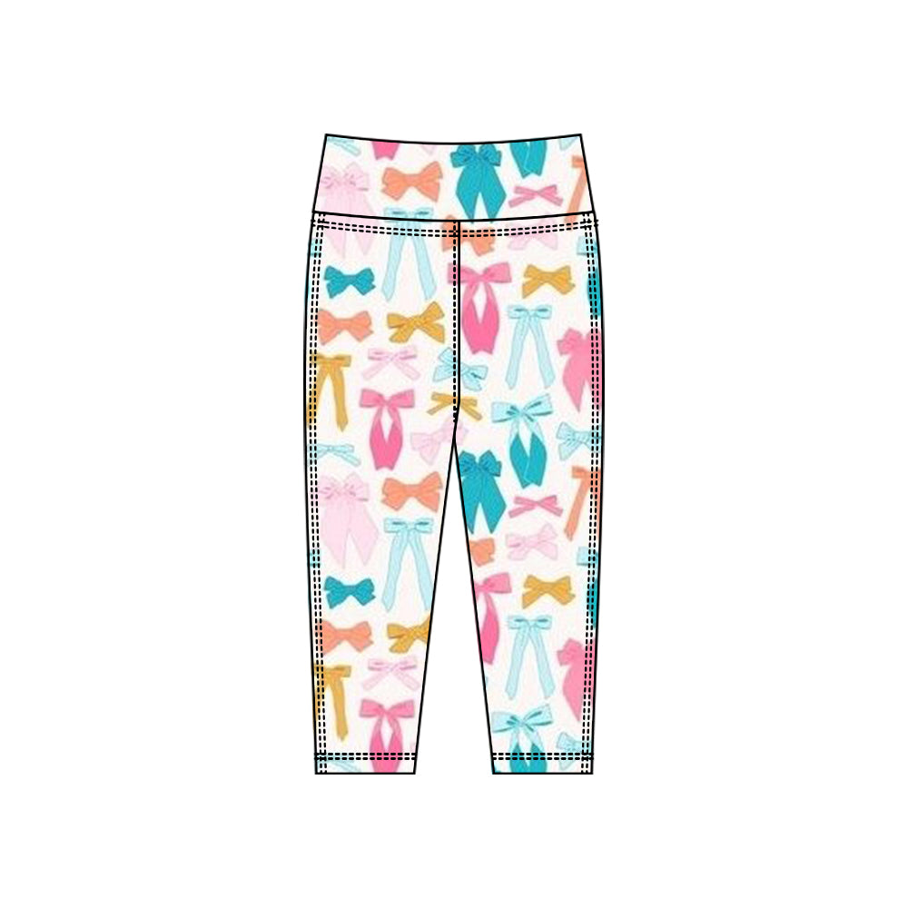 X10.18 P0918 Colorful Bow Yoga Pants