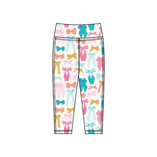 X10.18 P0918 Colorful Bow Yoga Pants