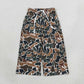 NEW RTS NO MOQ yoga P1104 Baby Girls Dark Brown Camo Yoga Active Pockets Flare Pants Bottom